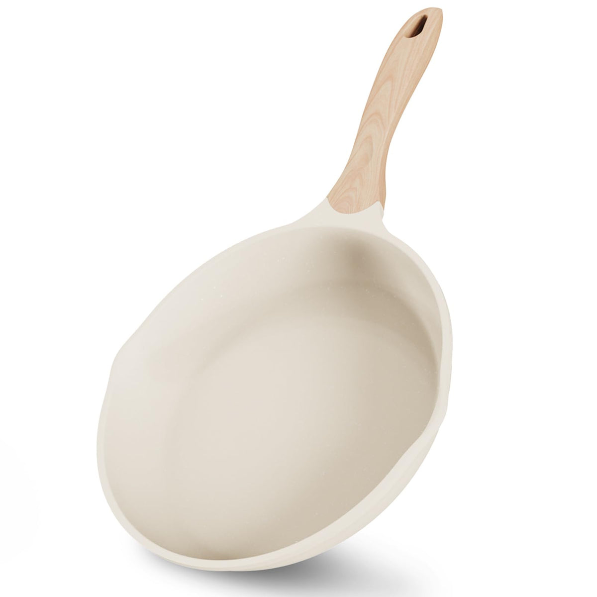 JEETEE 8 Inch Nonstick Frying Pan Easy Clean Small Egg Pan Skillet