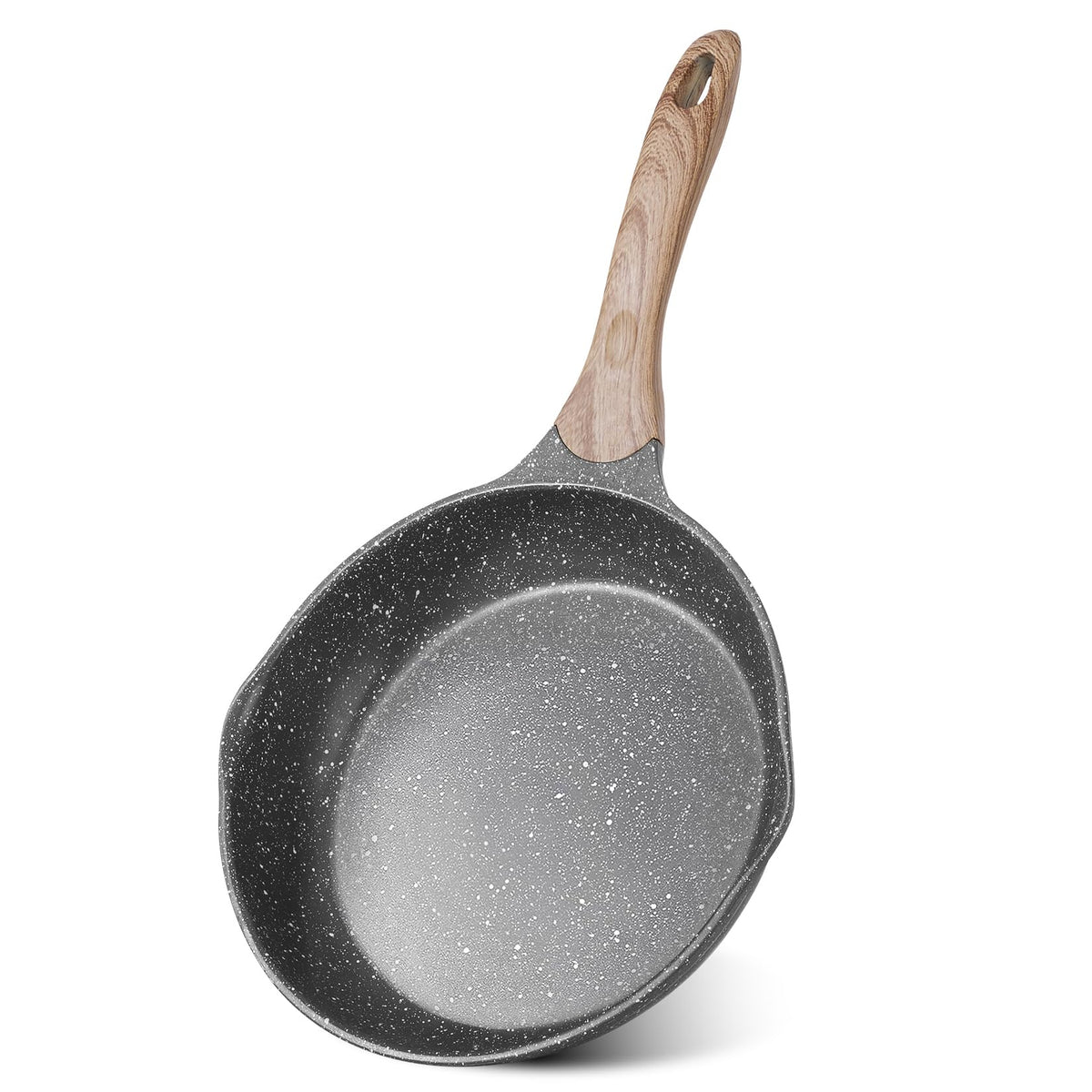 JEETEE 8 Inch Nonstick Frying Pan Easy Clean Small Egg Pan Skillet